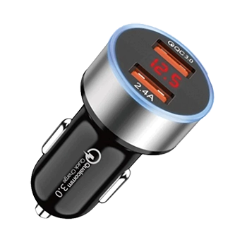شارژر فندکی کلومن مدل  KC-C06 M به همراه کابل تبدیل MicroUSB